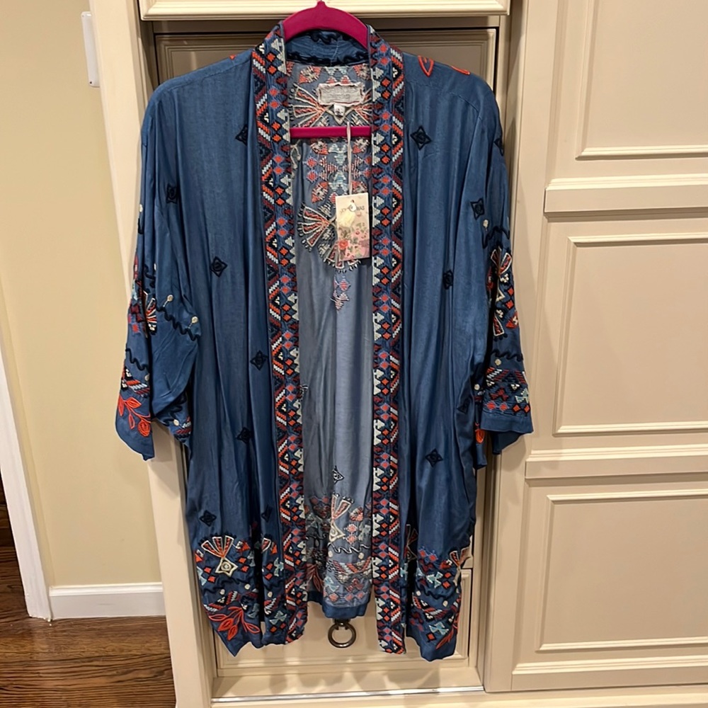 Johnny Was Mareen kimono size large